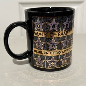 Walk of Fame Starry Black Mug